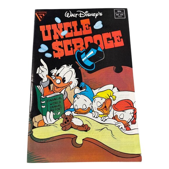 Gladstone Walt Disneys Uncle Scrooge #235 July 1989 Comics Bagged & Boarded - Picture 1 of 6